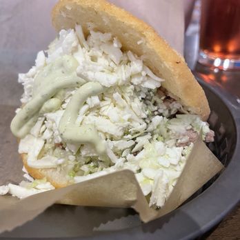 Salsa Rosada - Pork Arepa Frita - Colombian Near Me - St. Louis, Missouri Salsa Rosada - Pork Arepa Frita - Colombian Near Me - St. Louis, Missouri