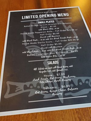 Menu photo 4 Cassopolis Beer Cassopolis, MI