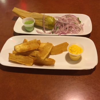 Chef Paz Restaurant - Crispy yucca with cheese sauce - Peruvian Near Me - West Allis, Wisconsin