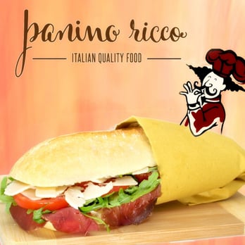 Panino Ricco - Bresaola punta d'anca, rucola, pomodoro, scaglie di grana e un filo d'olio extra vergine d'oliva. - Sandwiches Near Me - Rome, RM Panino Ricco - Bresaola punta d'anca, rucola, pomodoro, scaglie di grana e un filo d'olio extra vergine d'oliva. - Sandwiches Near Me - Rome, RM