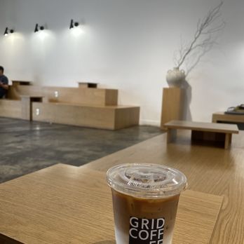 Grid Coffee - Iced Vanilla Latte - Coffee & Tea Near Me - Diamond Bar, California Grid Coffee - Iced Vanilla Latte - Coffee & Tea Near Me - Diamond Bar, California