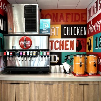 Popeyes Louisiana Kitchen - Beverage Area - Fast Food Near Me - Lenexa, Kansas Popeyes Louisiana Kitchen - Beverage Area - Fast Food Near Me - Lenexa, Kansas