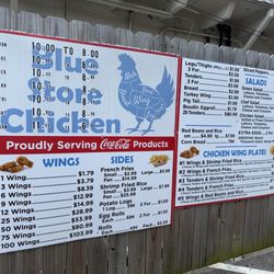 Blue Store Chicken 3 - Menu as of 09/02/2026