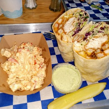St. Augustine Seafood Company - Fish & Chips Burrito - Seafood Near Me - St. Augustine, Florida