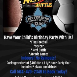 Jefferson Indoor Sports - NERF War Party