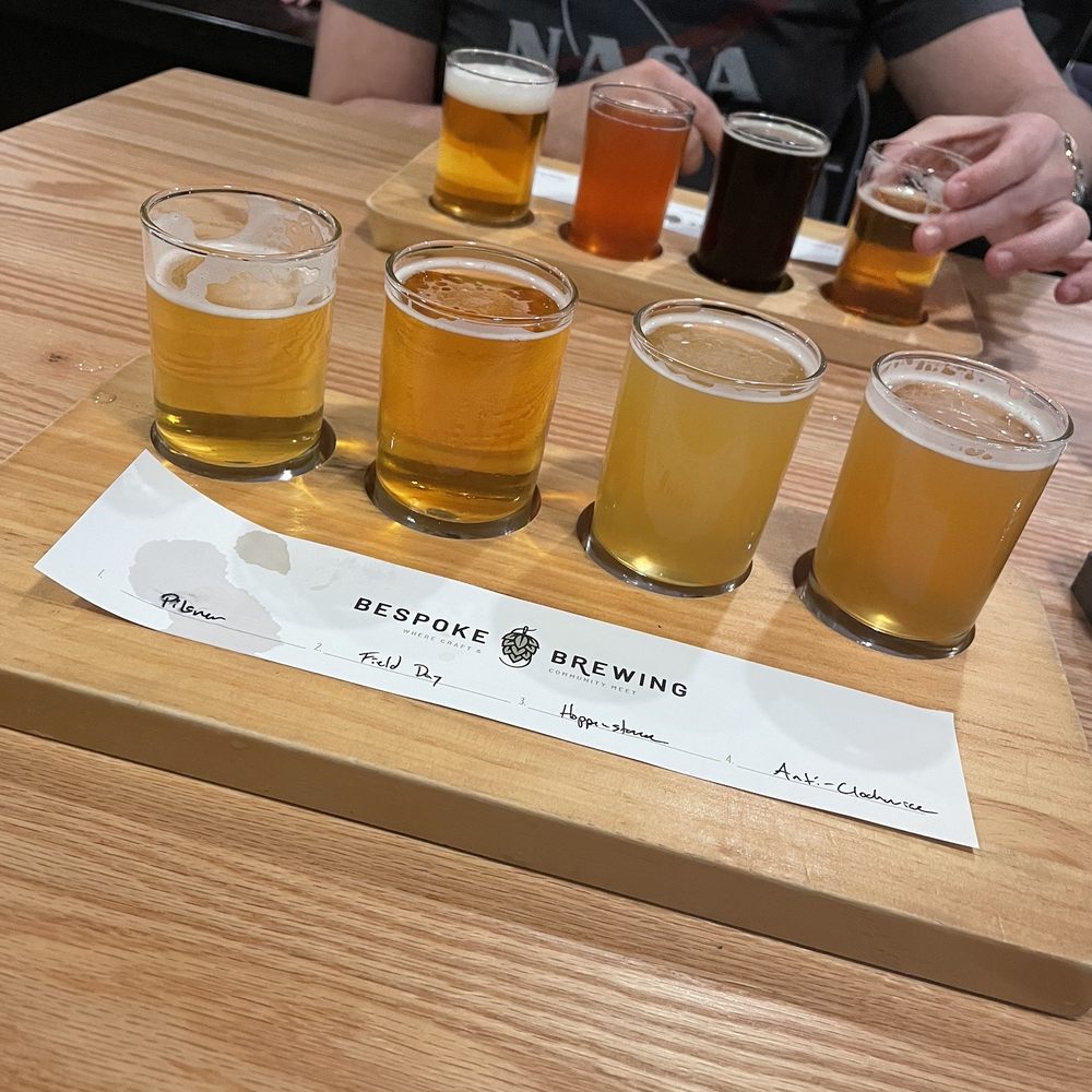 Bespoke Brewing - Beer Flight - Breweries Near Me - Ronks, Pennsylvania Bespoke Brewing - Beer Flight - Breweries Near Me - Ronks, Pennsylvania