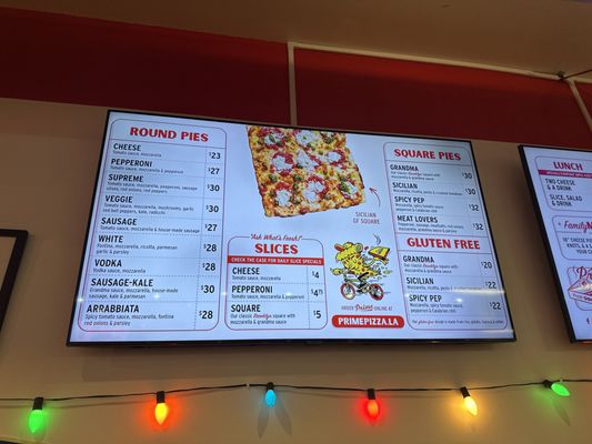Menu photo 2 Prime Pizza Santa Monica, CA Menu photo 2 Prime Pizza Santa Monica, CA