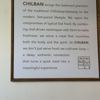Chilban - Chilba's mission statement - Korean Near Me - Fullerton, California