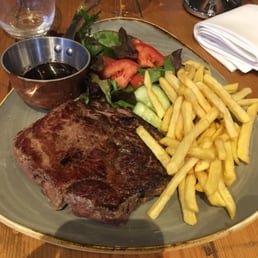 Reasonable steak and chips that were very reminiscent of McDonald's fries