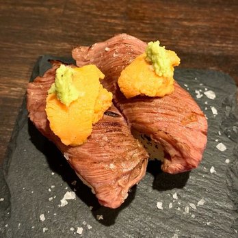 Tamari Bar - "The Best Bite" wagyu + uni nigiri suahi - Izakaya Near Me - Seattle, Washington Tamari Bar - "The Best Bite" wagyu + uni nigiri suahi - Izakaya Near Me - Seattle, Washington