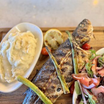 Moda Cafe and Restaurant - Grilled Mediterranean Branzino - Whole - Turkish Near Me - Chantilly, Virginia Moda Cafe and Restaurant - Grilled Mediterranean Branzino - Whole - Turkish Near Me - Chantilly, Virginia