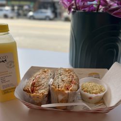 mood 'wiches - Raw ginger and lemon juice and Spicy Tuna Melt