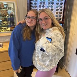 Shades & Pier Optical - New eyeglasses for these sisters!  Thank you for choosing SHADES-Pier Optical