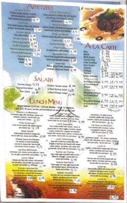 Menu photo 4 Mi Mexico Restaurant Lexington, KY