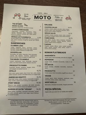 Menu photo 3 MOTO Delicatessen & Bodega Fresno, CA Menu photo 3 MOTO Delicatessen & Bodega Fresno, CA