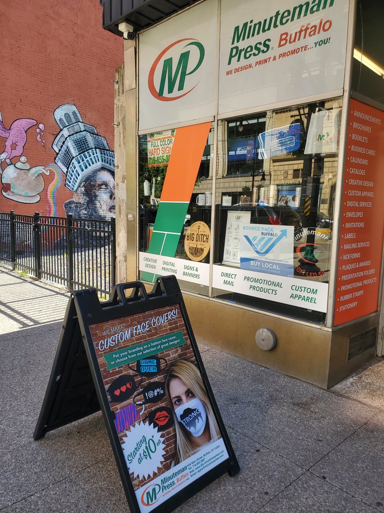 MINUTEMAN PRESS Updated September 2024 505 Main St, Buffalo, New