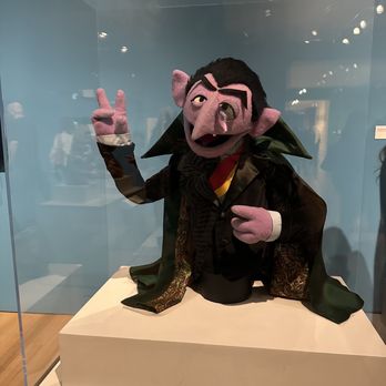 Grand Rapids Art Museum - Count von Count - Jim Henson exhibit from January 2023 - Art Museums Near Me - Grand Rapids, Michigan