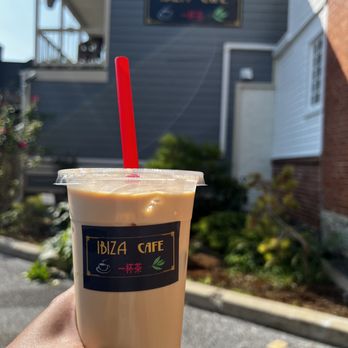 Ibiza Cafe - Iced honey lavender latte.. yum - Cafes Near Me - Frederick, Maryland Ibiza Cafe - Iced honey lavender latte.. yum - Cafes Near Me - Frederick, Maryland