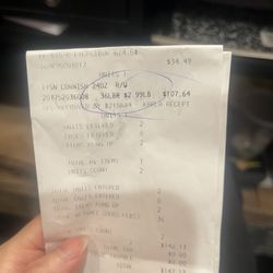 Receipt showing the item is able to scan per case but manager Oscar refuse to sell it by case