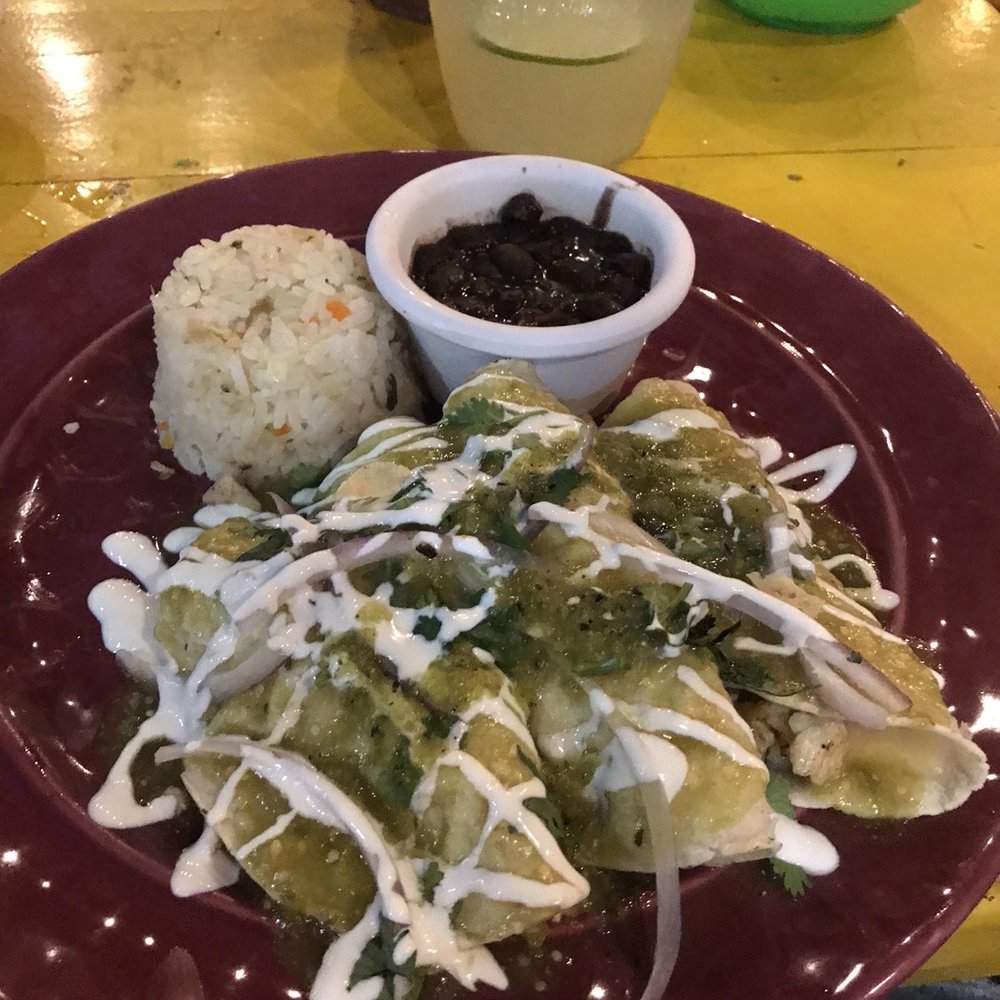 Verdes Chicken Enchiladas