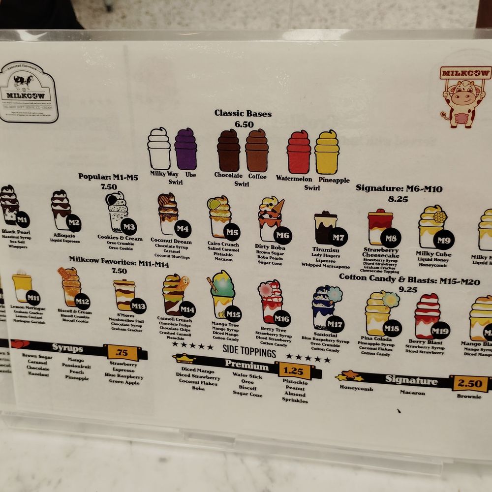 Milkcow Cafe - Menu - Desserts Near Me - Las Vegas, Nevada