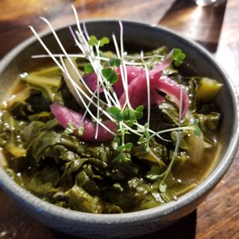 COMMUNION Restaurant and Bar - collard greens are so good! - Soup Near Me - Seattle, Washington