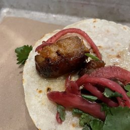Delicious pork belly