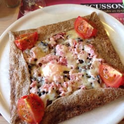 Fleur de blé - Magnum (jambon, oeuf, emmental, oignons, champinons, tomates, salade verte)