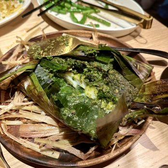 Very Thai - Cod in Banana Leaf - Thai Near Me - Los Angeles, California Very Thai - Cod in Banana Leaf - Thai Near Me - Los Angeles, California