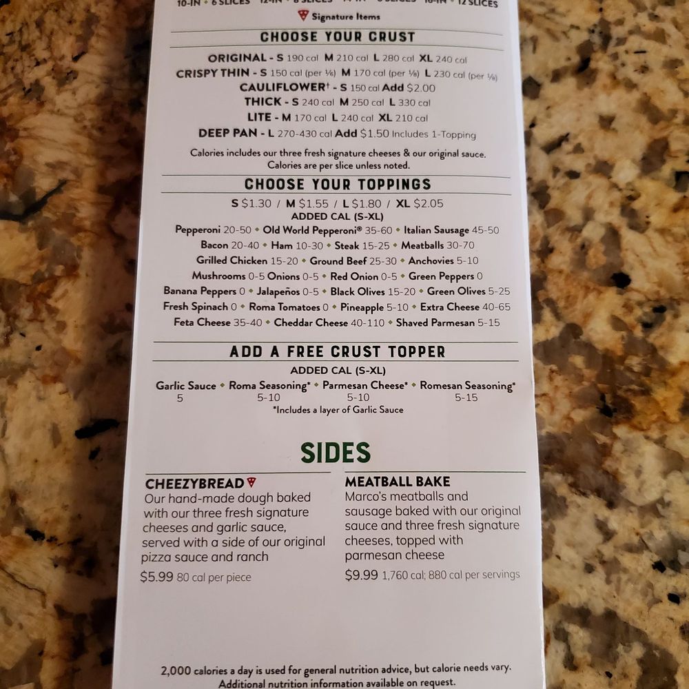 Marco's Pizza - Build Your Pizza At Marco's and sides...Meatball Bake !!! 1/5/2024 - Pizza Near Me - Shelby Township, Michigan Marco's Pizza - Build Your Pizza At Marco's and sides...Meatball Bake !!! 1/5/2024 - Pizza Near Me - Shelby Township, Michigan