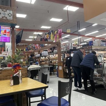 Las Montañas Supermarket - Pupusa stand on this day - Grocery Near Me - Concord, California