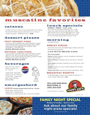 Menu photo 5 Happy Joe's Muscatine, IA