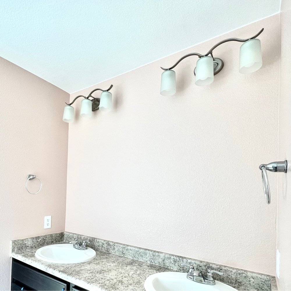 Paint Denver - All this taping - perfect semigloss bathroom! - Painters Near Me - Denver, Colorado Paint Denver - All this taping - perfect semigloss bathroom! - Painters Near Me - Denver, Colorado