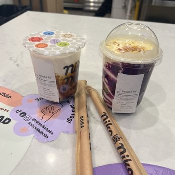 Niko Niko - Tiger latte and ube Ube Latte Creme Brulee Special - Coffee & Tea Near Me - Bloomington, Minnesota Niko Niko - Tiger latte and ube Ube Latte Creme Brulee Special - Coffee & Tea Near Me - Bloomington, Minnesota