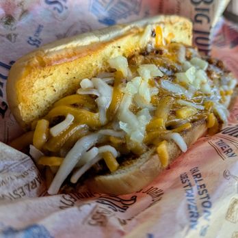Big John's Tavern - Chili-cheese dog - where are you going to get better bar food? - Dive Bars Near Me - Charleston, South Carolina