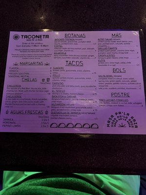 Menu photo 6 Taconeta El Paso, TX