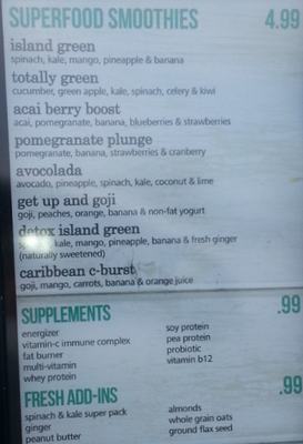 Menu photo 1 Tropical Smoothie Cafe Moore, OK Menu photo 1 Tropical Smoothie Cafe Moore, OK
