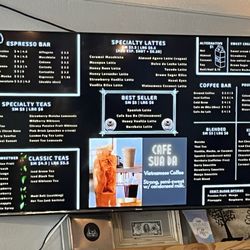 Ambrosia Coffee Roasters - Menu as of 6/1/24