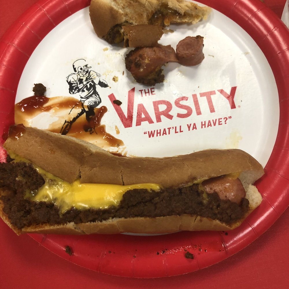 The Varsity - Chili Cheese Dog - Fast Food Near Me - Norcross, Georgia