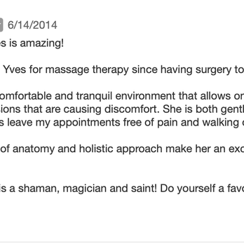 Bodywork By Yves - Massage Therapy Near Me - Pasadena, Florida