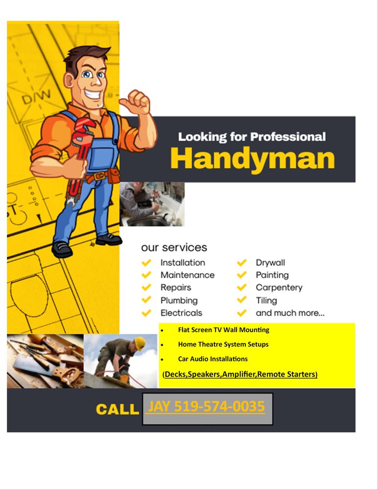JAY S HANDYMAN SERVICES Updated January 2026 Waterloo Ontario O 