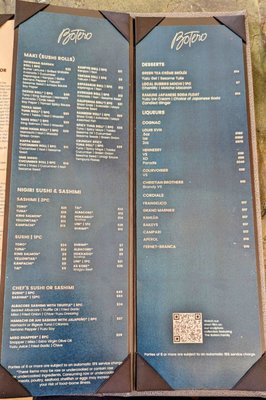 Menu photo 4 Botero Lounge Kihei, HI