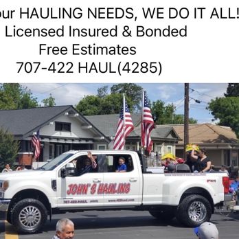 John's Hauling - Junk Removal & Hauling Near Me - Fairfield, California