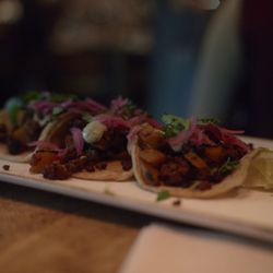 Bivouac Ciderworks - Potato soy chorizo tacos