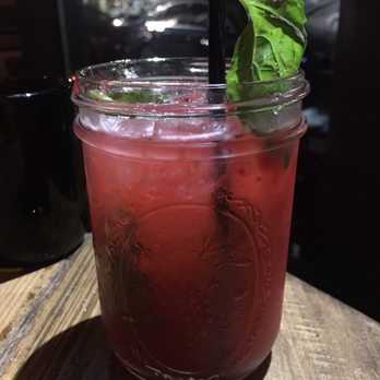 Aumm Aumm - Strawberry basil cocktail - Wine Bars Near Me - North Bergen, New Jersey