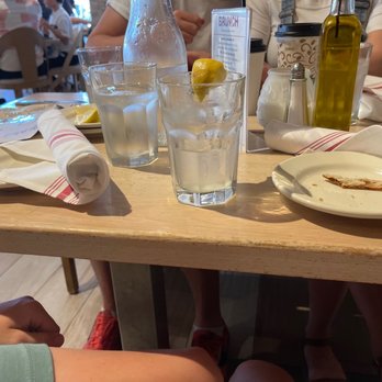 Caffé Milano - In the beginning you get water and if you want get some lemons with it. - Italian Near Me - Naples, Florida