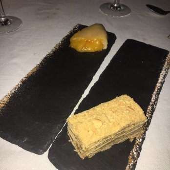 Restaurante Carmo - Coffee and cream pastry on right, egg and almond on left - Tapas Bars Near Me - Lisbon, 11