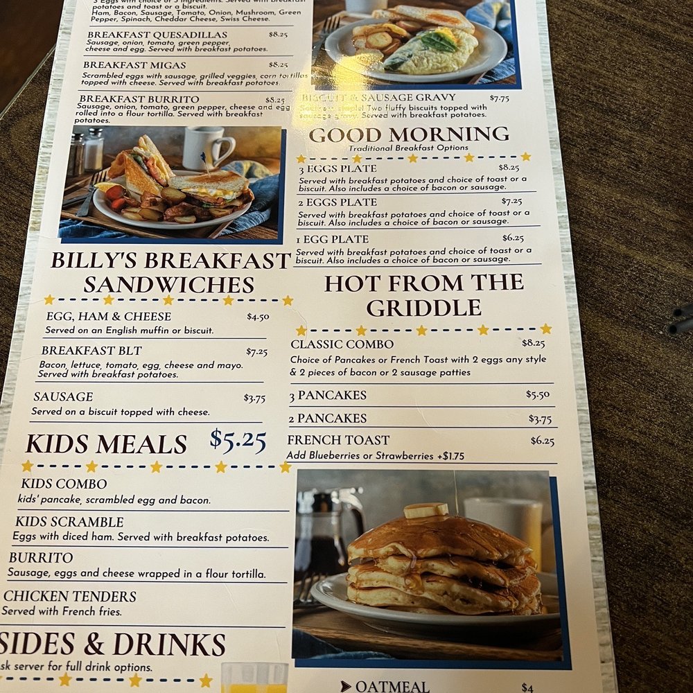 Billy's Grille & Bar - Menu - American Near Me - Bryan, Texas Billy's Grille & Bar - Menu - American Near Me - Bryan, Texas