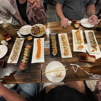 Chobop - A portion of our sushi rolls. Not all is featured here. - Sushi Bars Near Me - Costa Mesa, California