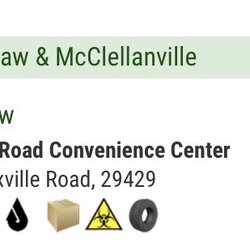 Charleston County Recycling and Convenience Center - An idea of what you can dump here!